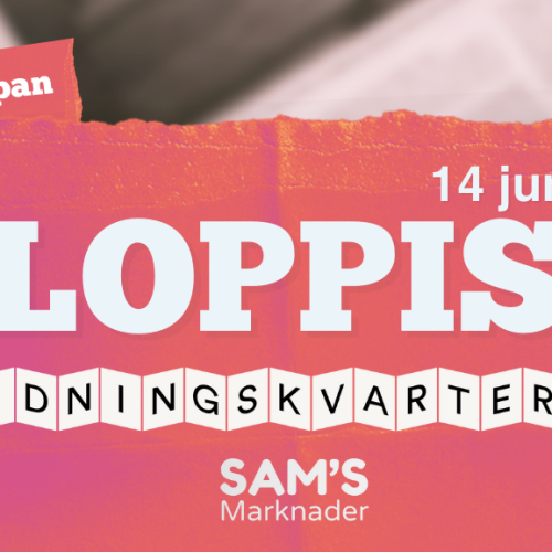Loppis i Tidningskvarteren - 14 juni